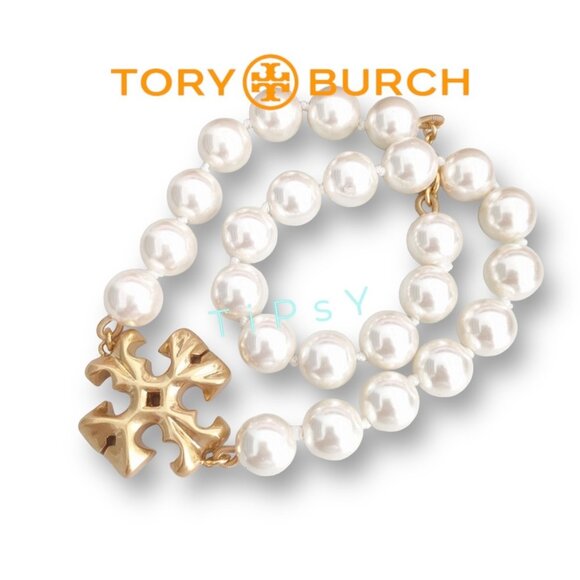✺✺ Tory Burch Roxanne Pearl Necklace & Earring Set!!!  ✺✺ - Picture 2 of 9